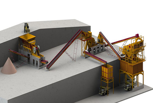 PRİMER SEKONDER KAPALI SİSTEMLİ KONKASÖR 250T/H